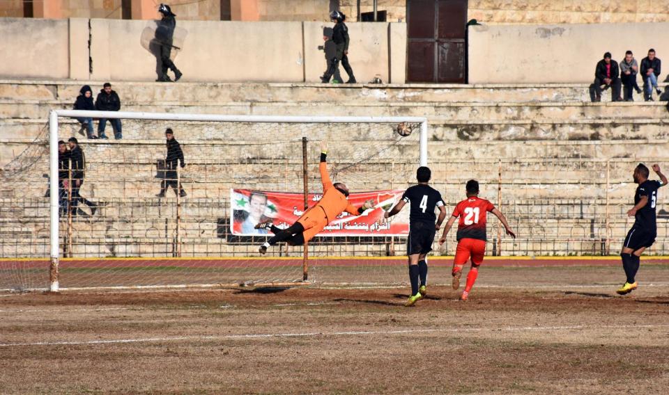  Football fans in the war-ravaged city had been wishing for this moment for years