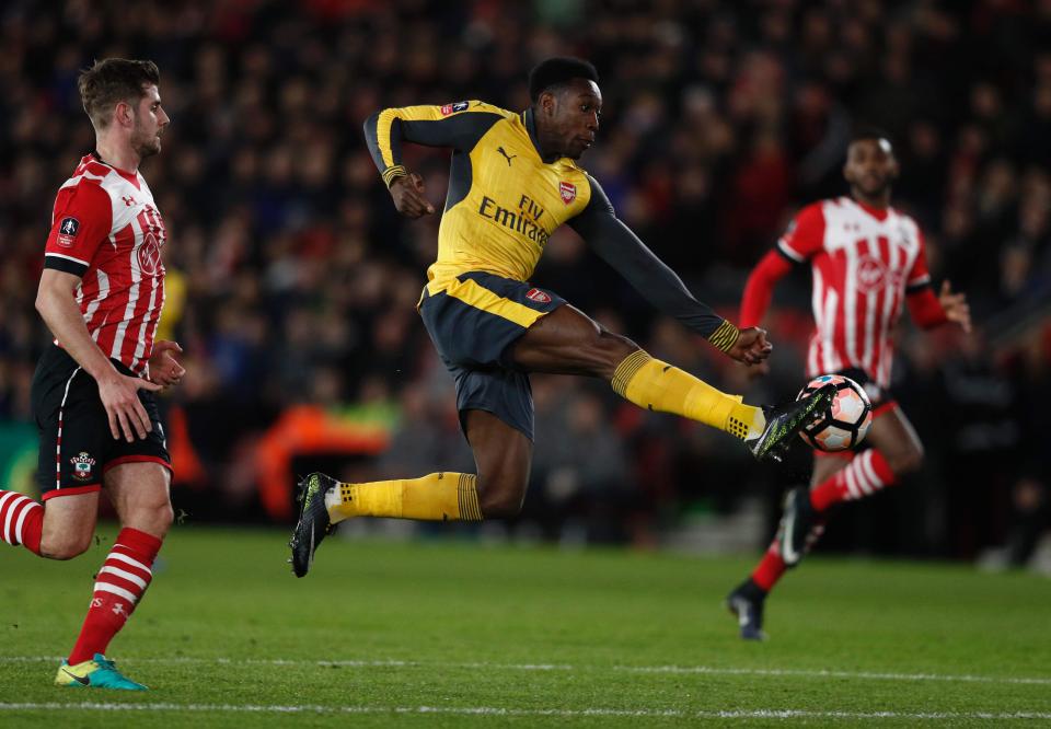  Welbeck was making his first start since May 2016 after a long spell out through injury