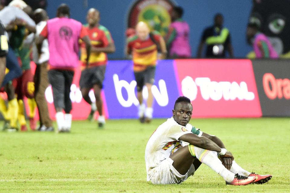  Mane was heartbroken after missing the final penalty in the shootout