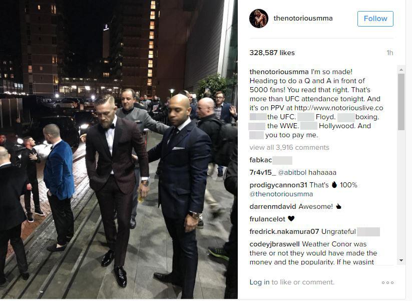  Conor McGregor went on an f-word rant against the world on Instagram