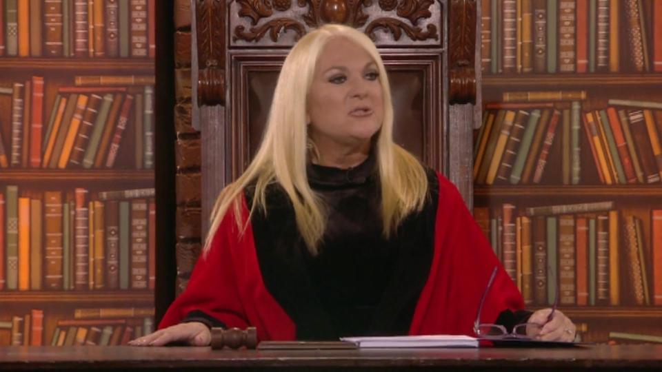  Vanessa Feltz acts as 'judge' for the trial