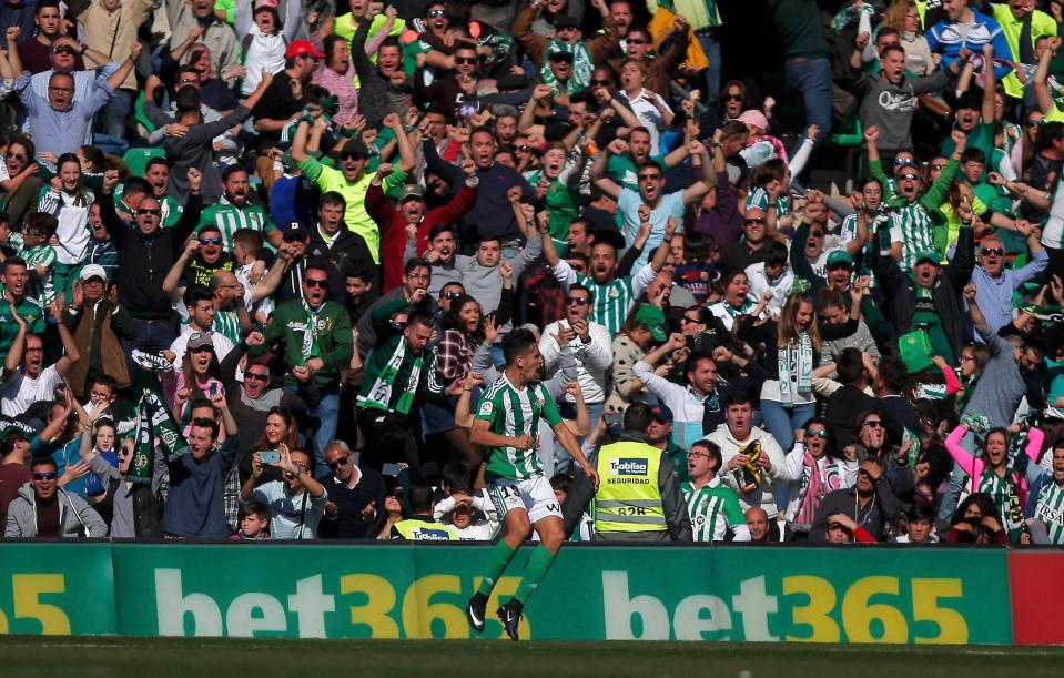  Alex Alegria gave Real Betis a full deserved lead