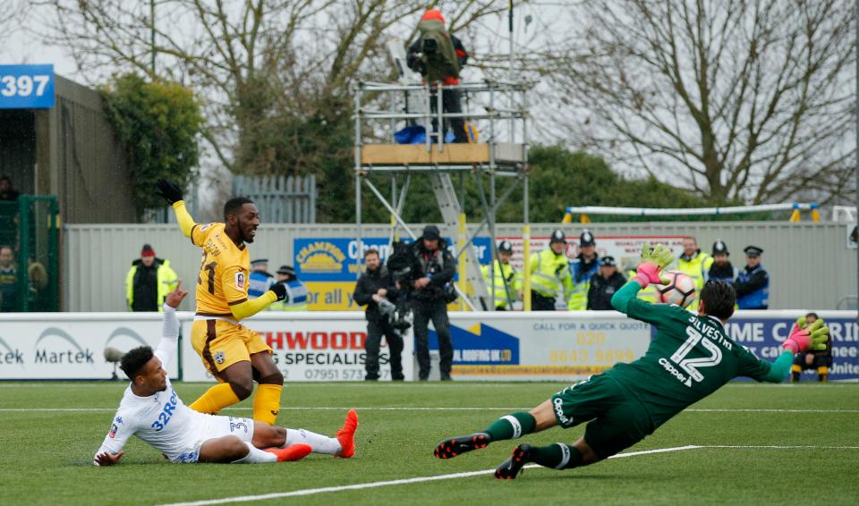  Roarie Deacon had a goal disallowed inside ten minutes