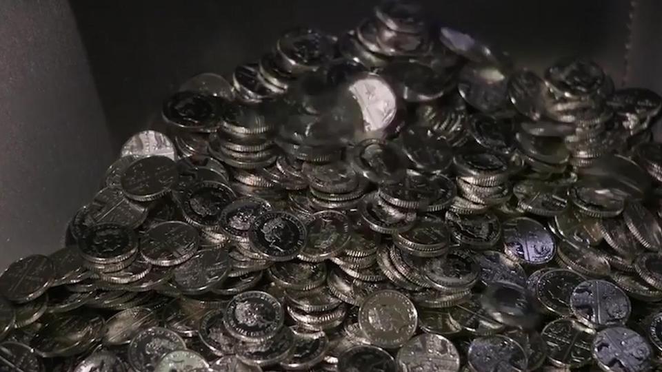  In total, the Welsh site produces a whopping 60million coins each year