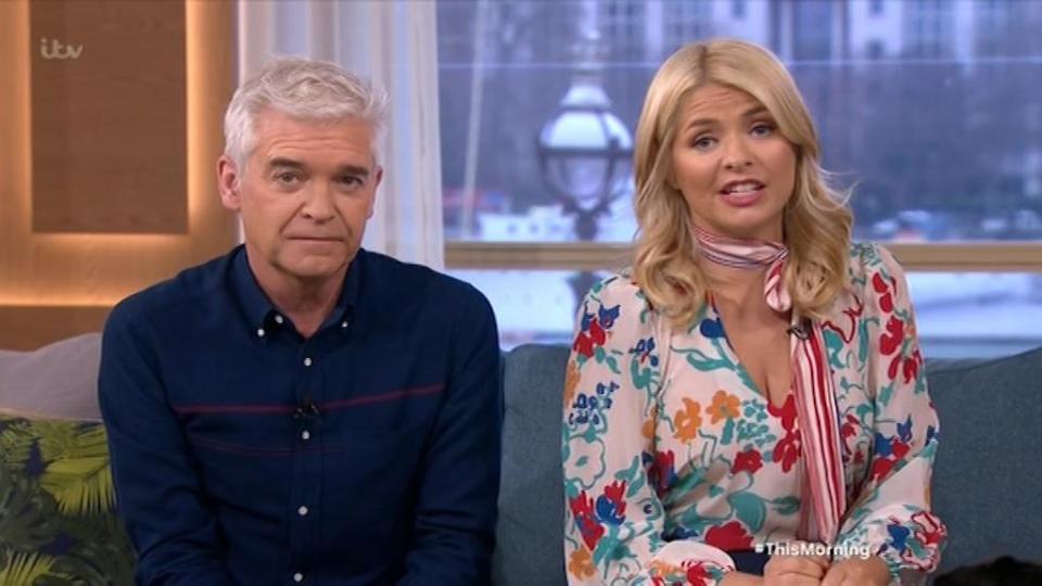  Phil and Holly revealed they were "shocked" when Samuel collapsed