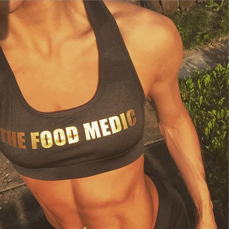  The healthy eating and exercise plans help keep The Food Medic in shape