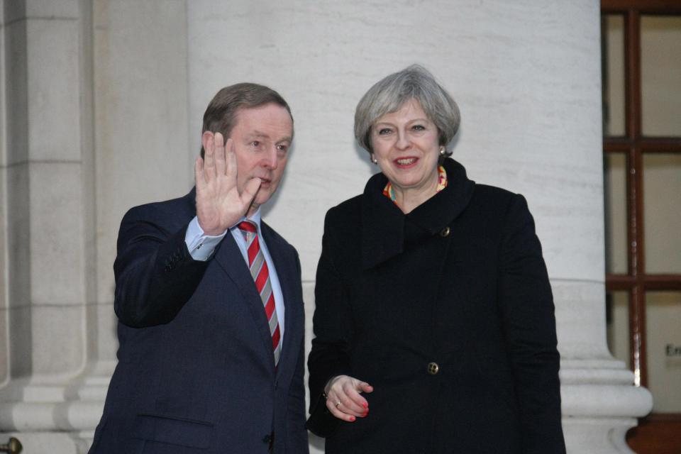  Theresa May was in Dublin yesterday ahead of the Brexit bill debate to discuss our post-EU policy in ireland