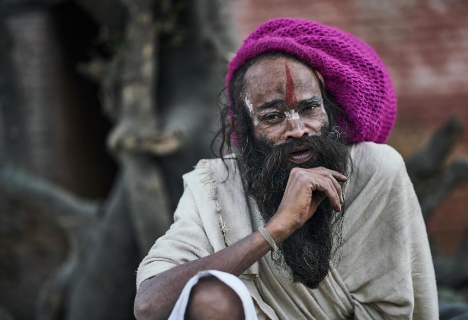  To sit, meditate and contemplate is part of a Sadhu's life