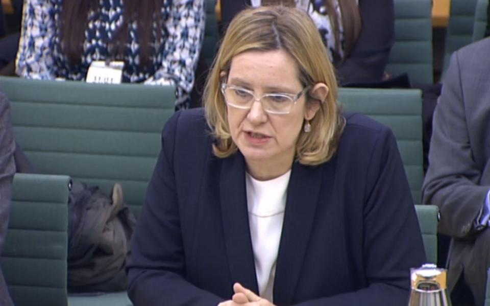  Amber Rudd said Donald Trump's ban was "divisive" and told her American counterpart she disagreed with it