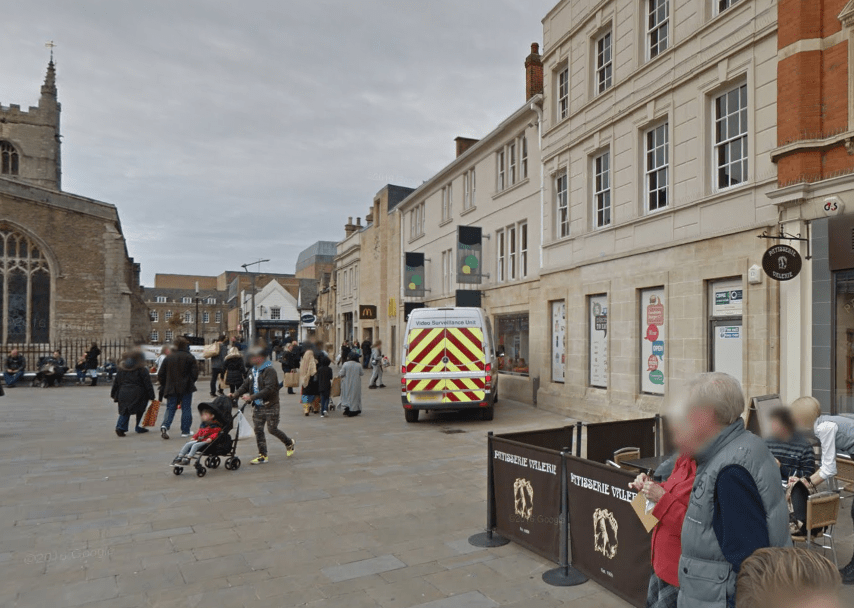  Emergency services were called to Peterborough City Centre yesterday