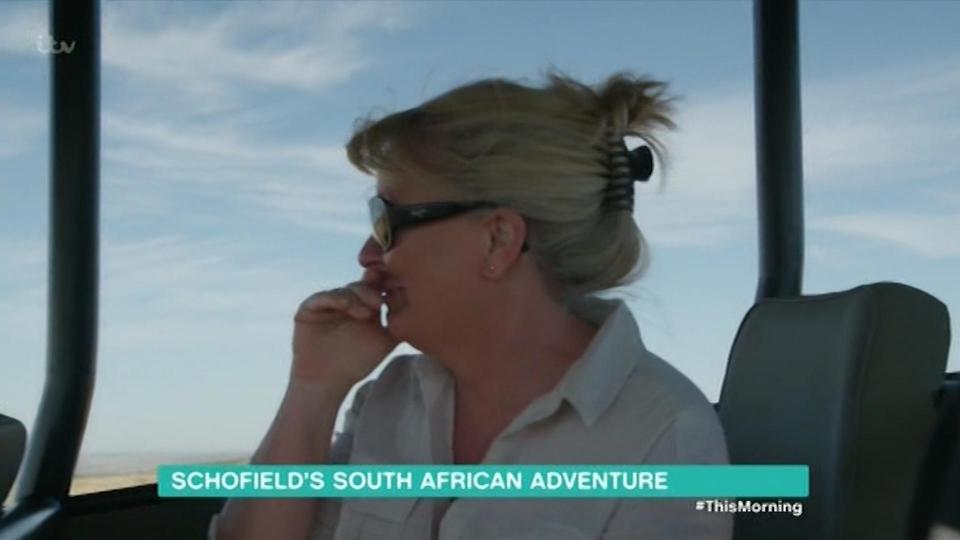  Phillip Schofield's wife Stephanie cried when they saw the giraffes