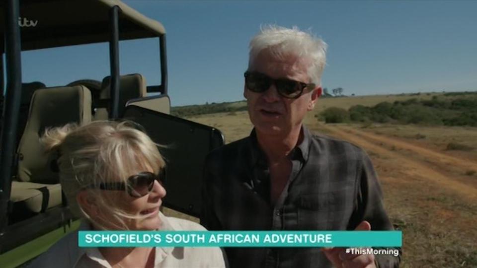  The loved up couple travelled around South Africa for a Good Morning mini-series