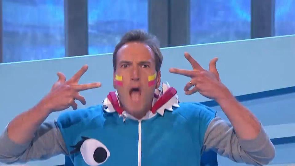  Ben Fogle did his best Dizzy Rascal impression