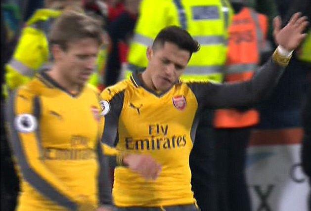  Arsenal star chucked away his gloves as his anger boiled over