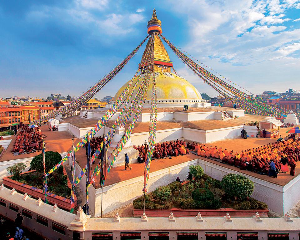  Be stupa-fied by Kathmandu's Boudhanath