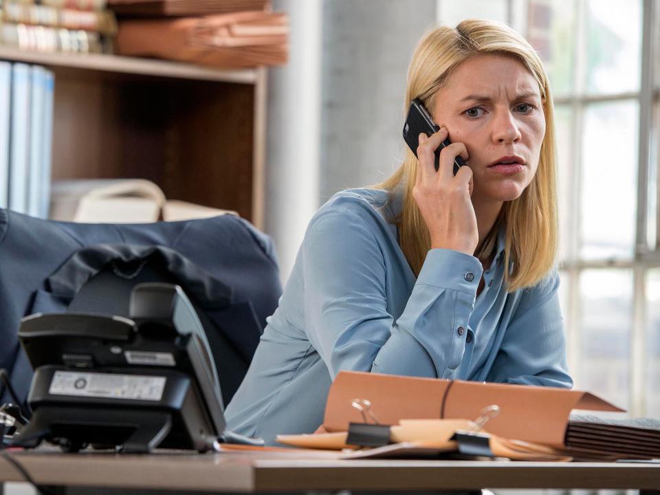  Claire Danes plays the lead role of CIA agent Carrie Mathison