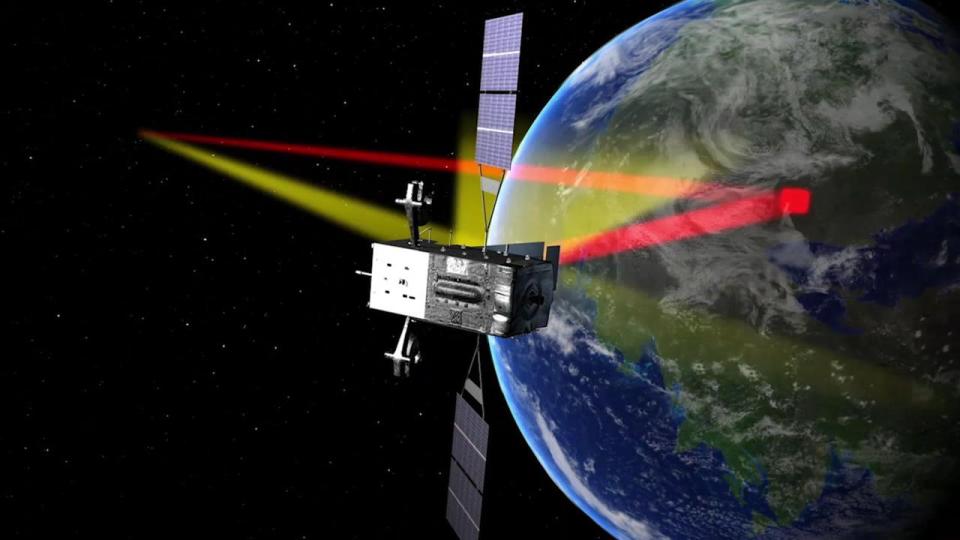  The Space Based Infrared System can spot heat causing events across the world