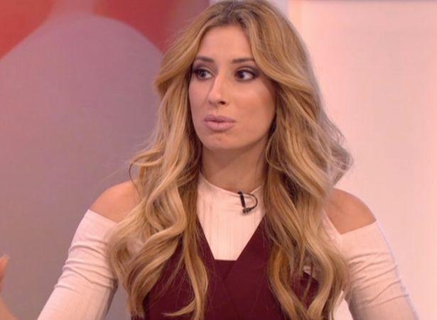  Stacey Solomon gave her views on sexual fantasies on Loose Women on Monday