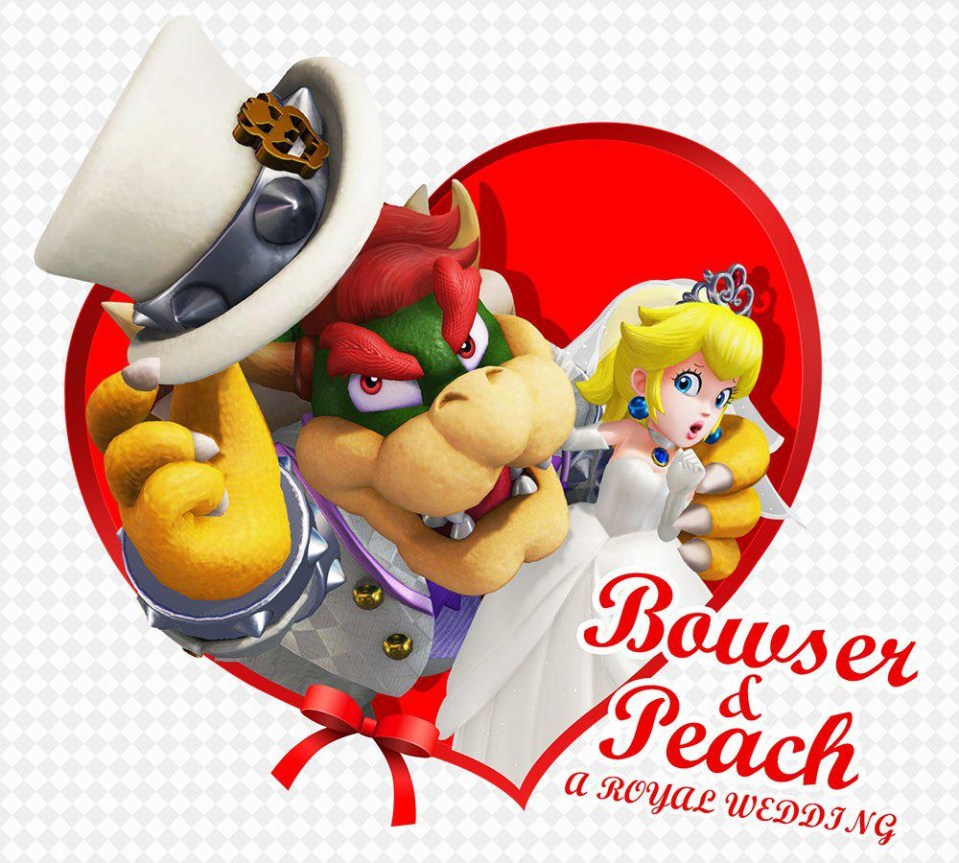 This invitation to Bowser and Peach’s wedding was revealed earlier in the year