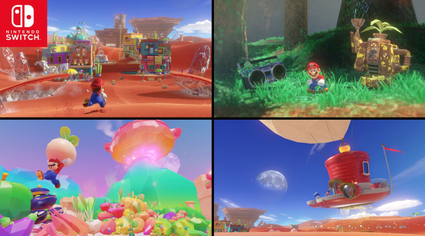  These are just some of the areas you'll be exploring in Super Mario Odyssey and the variety is impressive