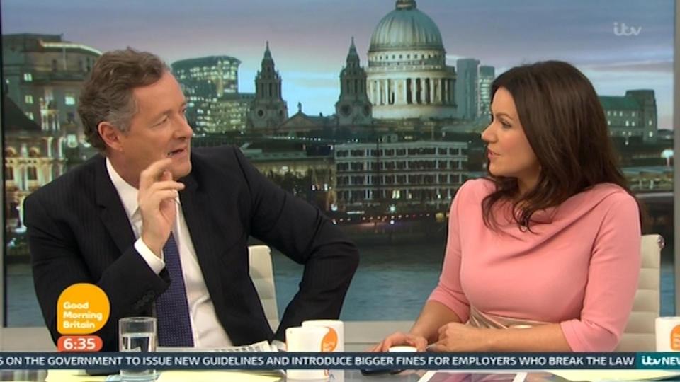  Piers said he was 'reeling' after Susanna's crying confession