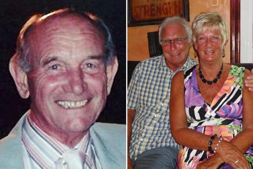  David Thompson, 80, and Denis and Elaine Thwaites, 70 and 69