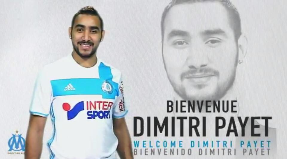  Dimitri Payet is officially a Marseille player after his move from West Ham