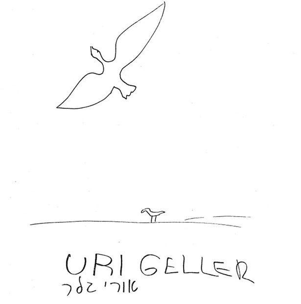  Uri Geller's sketch of a dove