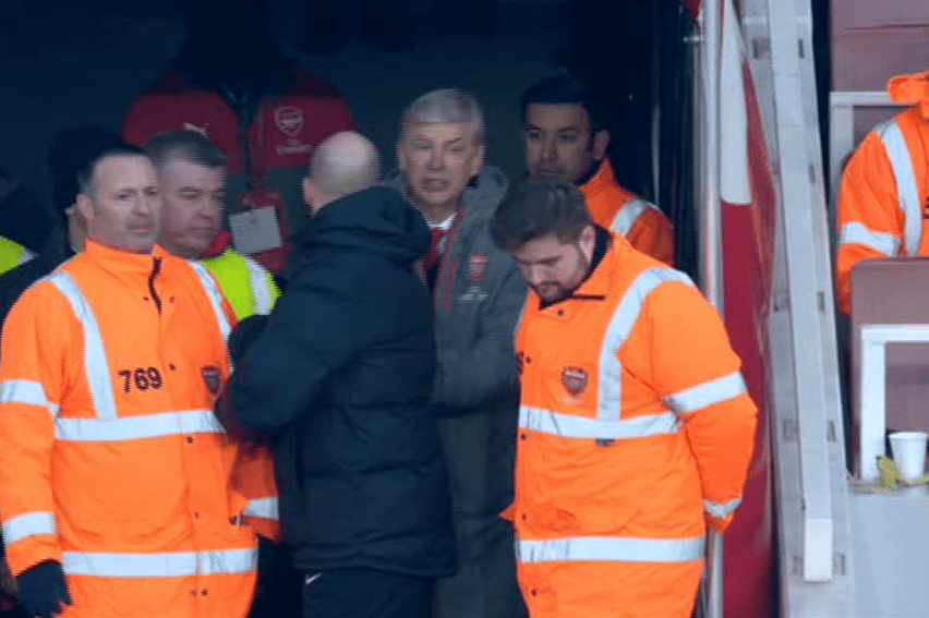  Arsene Wenger lost his cool after Burnley were awarded a late penalty in the 2-1 win