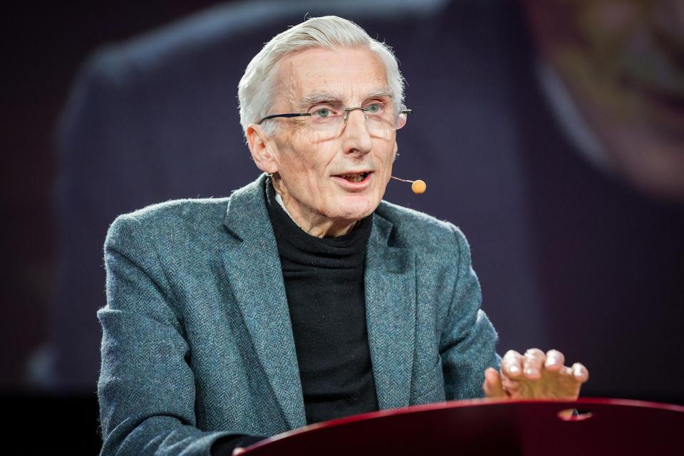  Lord Martin Rees during a TED talk