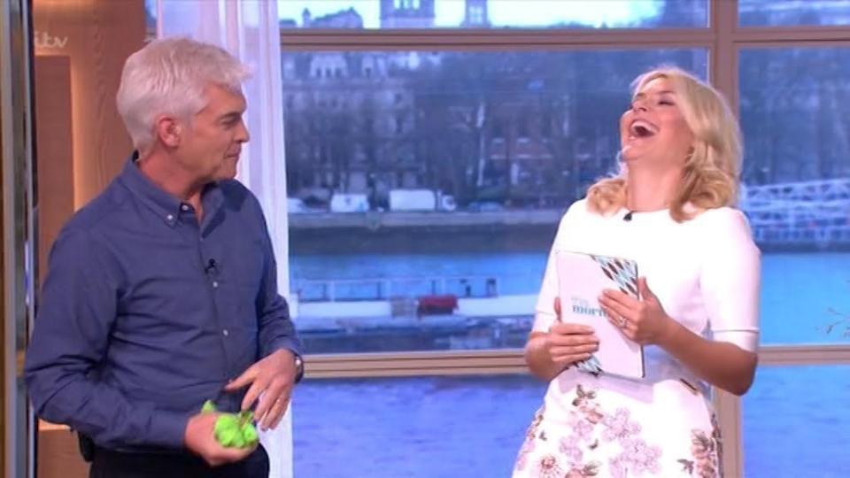  Phillip Schofield made an unexpected BDSM joke that involved sellotape on This Morning - much to Holly Willoughby's amusement