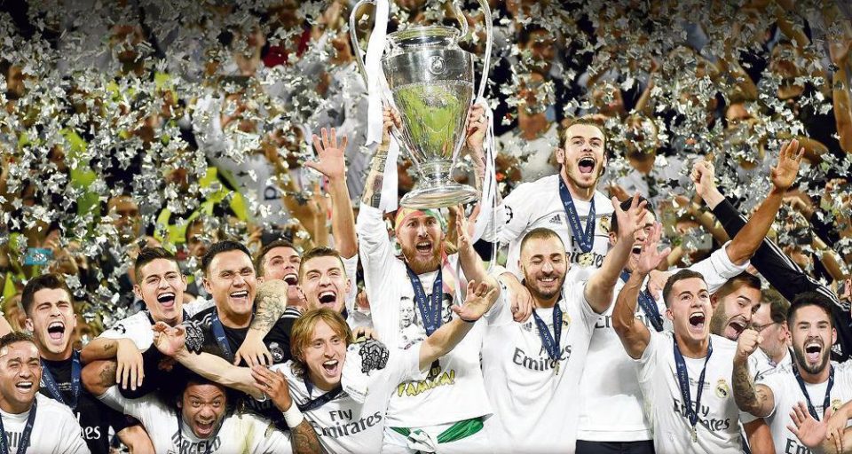  Real Madrid celebrate winning the 2016 final - and are tipped to do well again