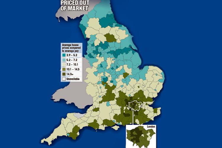  Mr Javis warned MPs a generation of Brits faced being priced out of the housing market