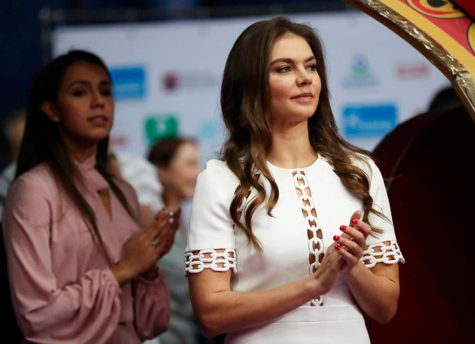  The 33-year-old appeared at a gymnastics event but did not comment on her alleged relationship with the Russian President