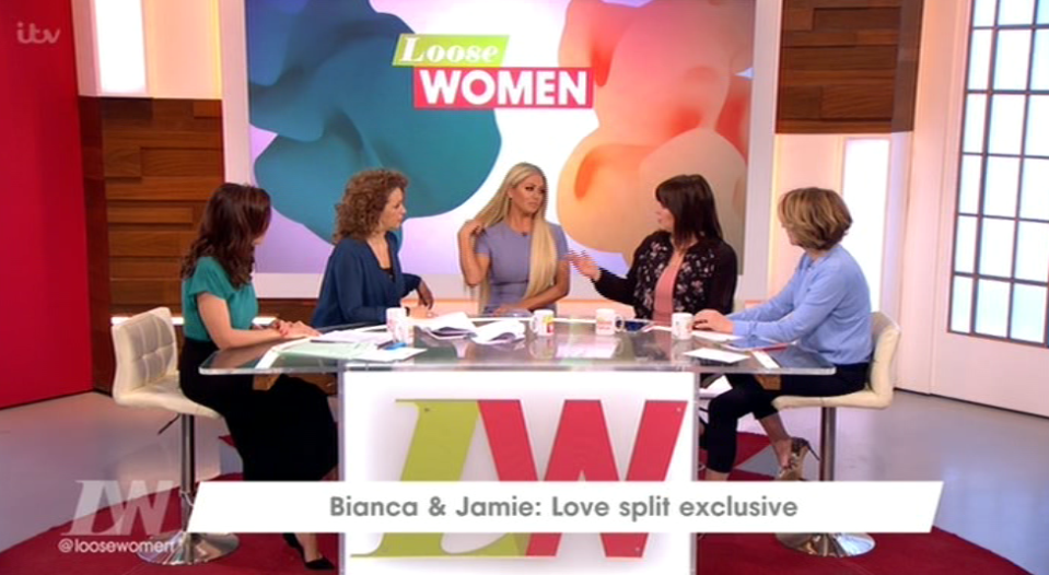  Bianca broke down on Loose Women