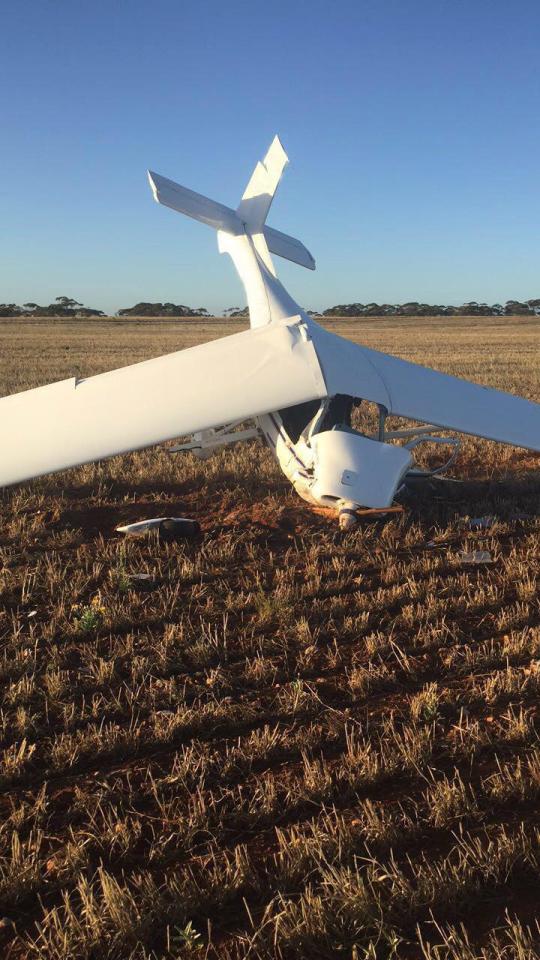  Ben said it felt like the plane was hurtling down at 80mph before it crashed into the field