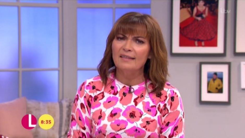  Lorraine Kelly told viewers Calum Best had dropped out of his appearance due to his illness