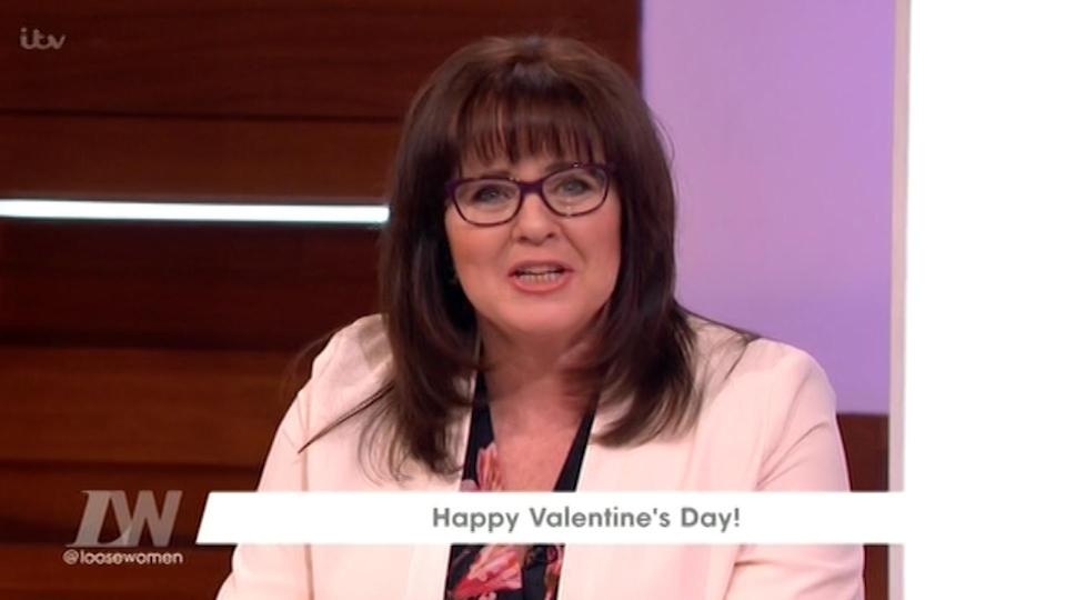  Coleen Nolan refused to talk about any Valentine's Day plans with husband Ray Fensome after revealing marriage troubles