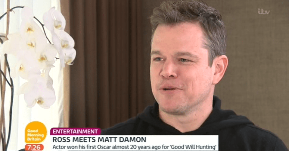  Hollywood hunk Matt Damon confessed being romantic doesn't come naturally to him