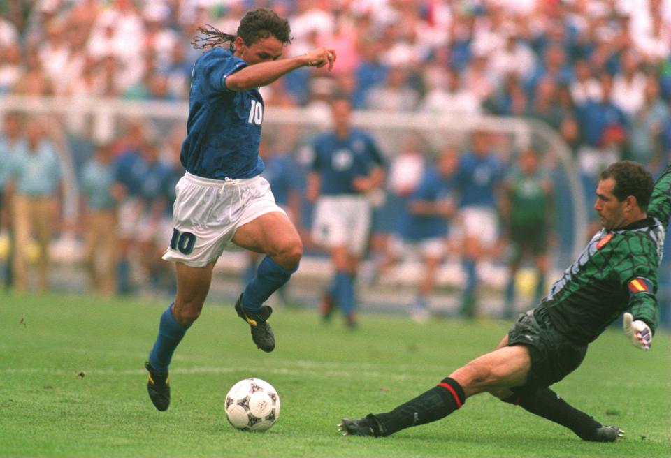  Roberto Baggio also scored winner in dying minutes against Spain