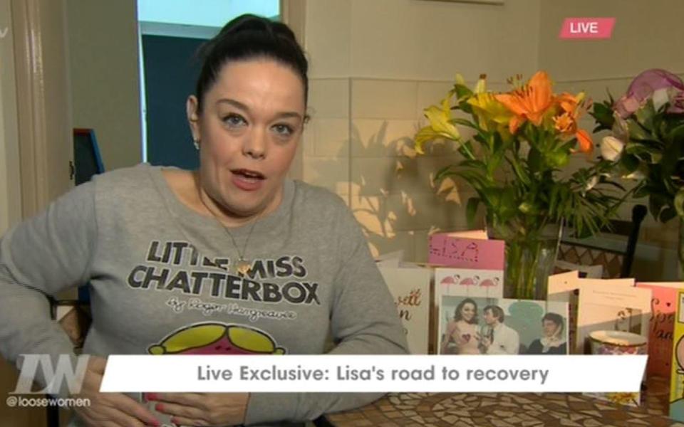  Lisa, 40, will undergo a second surgery to remove excess skin from her arms and back as well as giving her a natural boob job