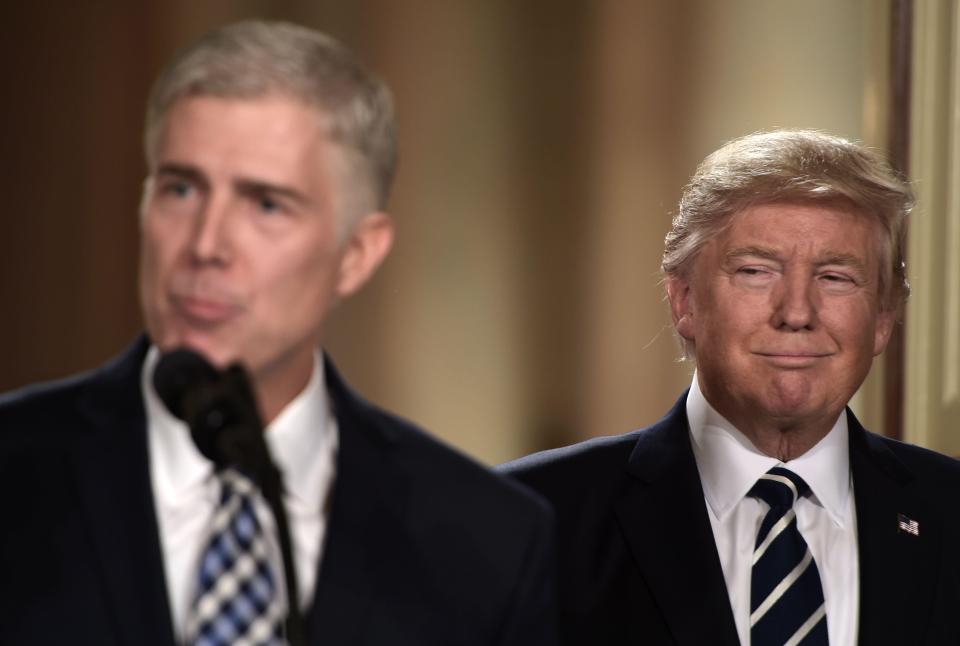  Gorsuch's nomination still has to be approved by the Senate