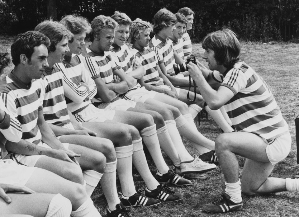  Smile for the camera...pre-season photocall in 1976