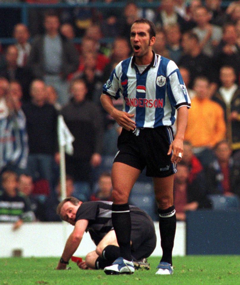 Paolo Di Canio infamously shoved Paul Alcock and was banned for 11 games