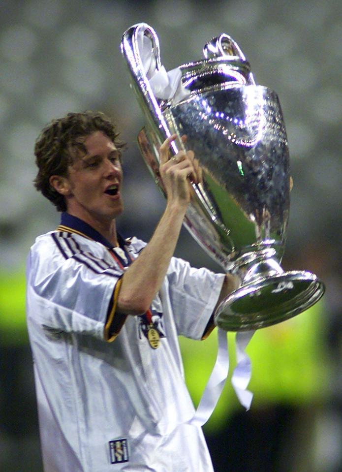  Steve McManaman was man of the match as Real Madrid won Champions League