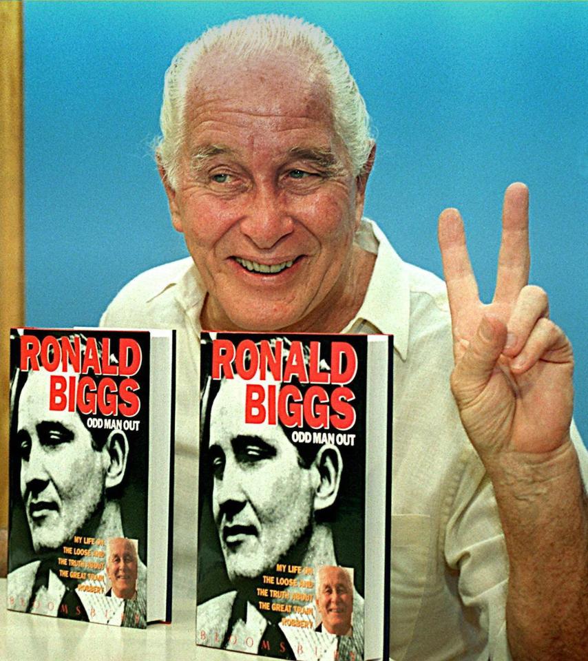  Ronnie Biggs earned a reputation as the most famous of the gang after he escaped prison and went on the run for more than 35 years