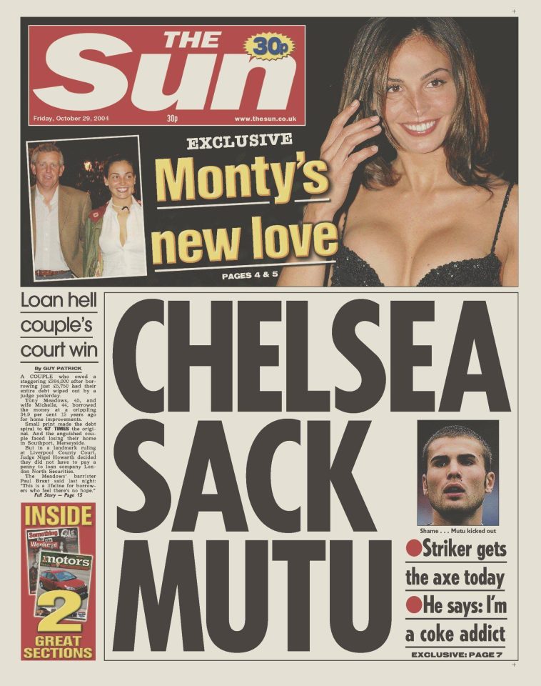 Adrian Mutu tested positive for cocaine not long after his Chelsea arrival