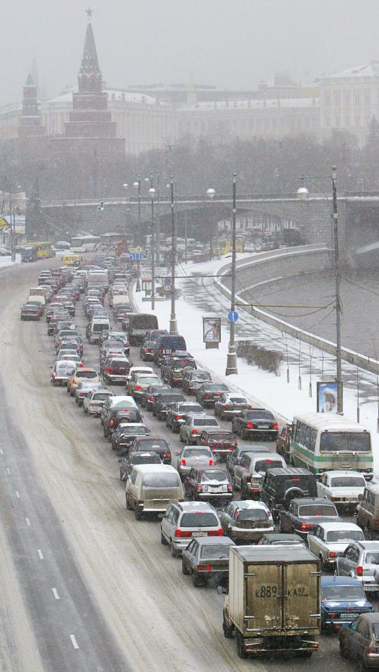  Only Russia and Turkey had worst congestion than Britain, said traffic data firm Inrix