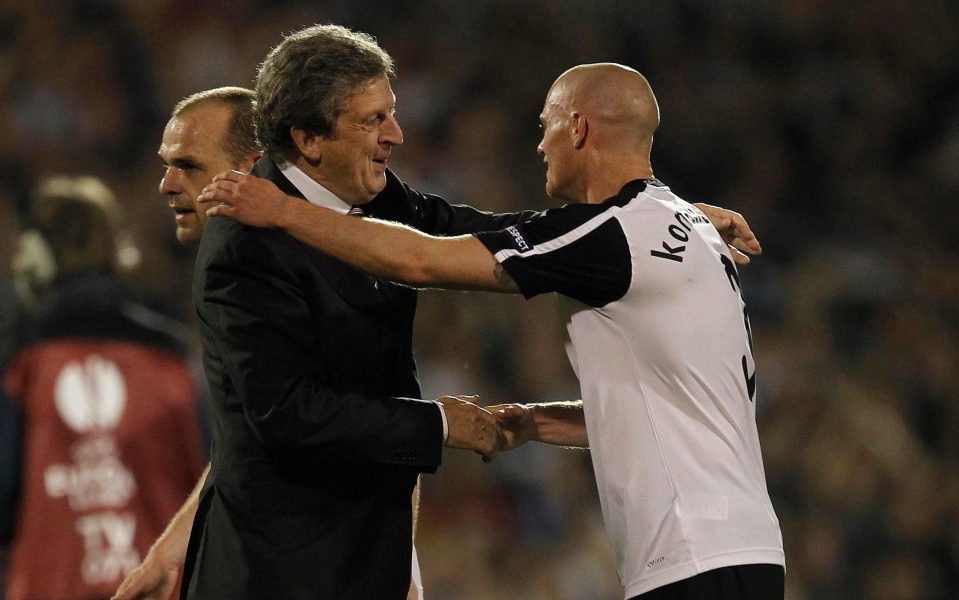  Konchesky featured for Fulham in the 2010 Europa League final against Atletico Madrid