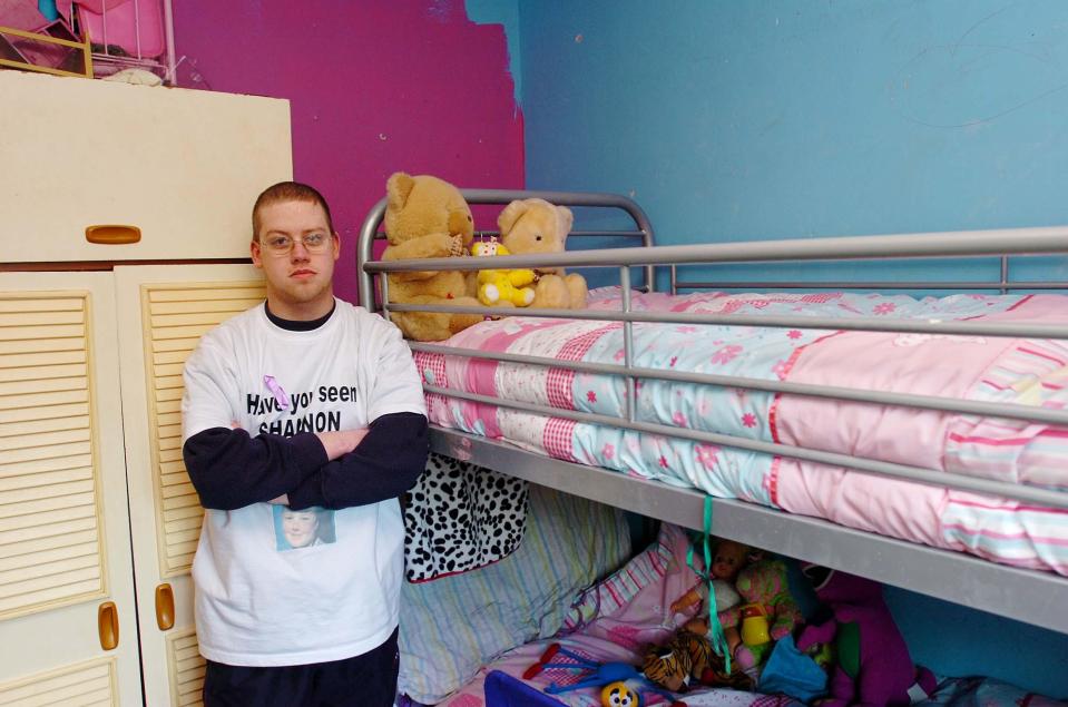  Shannon's real bed at her home in 2008 as the community desperately searched for her